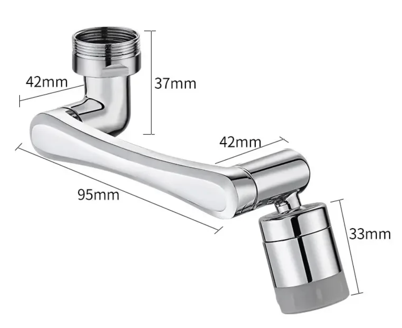 Drehbarer Wasserhahn-Adapter™ | Erreichen Sie jede Ecke