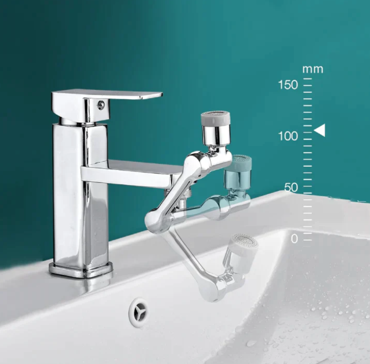 Drehbarer Wasserhahn-Adapter™ | Erreichen Sie jede Ecke