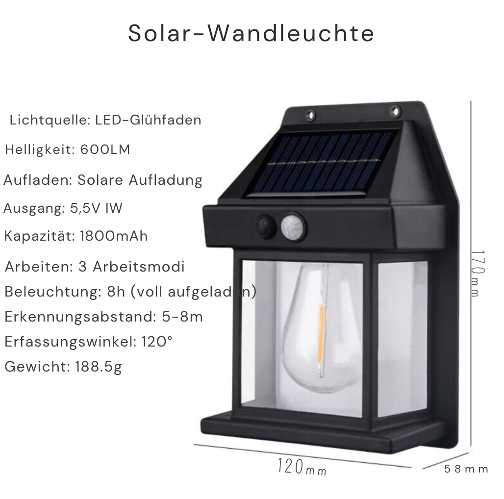 SolarLampe™ | LED-betriebene Solarbeleuchtung