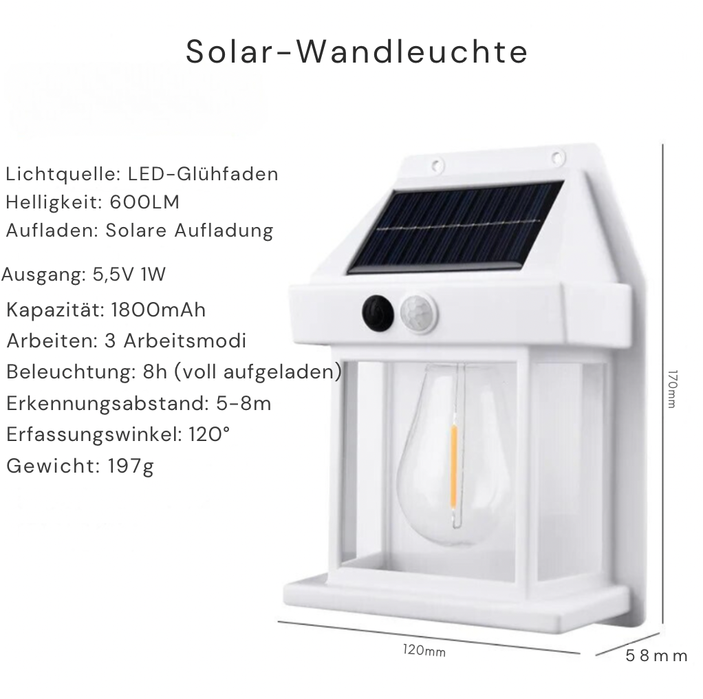 SolarLampe™ | LED-betriebene Solarbeleuchtung