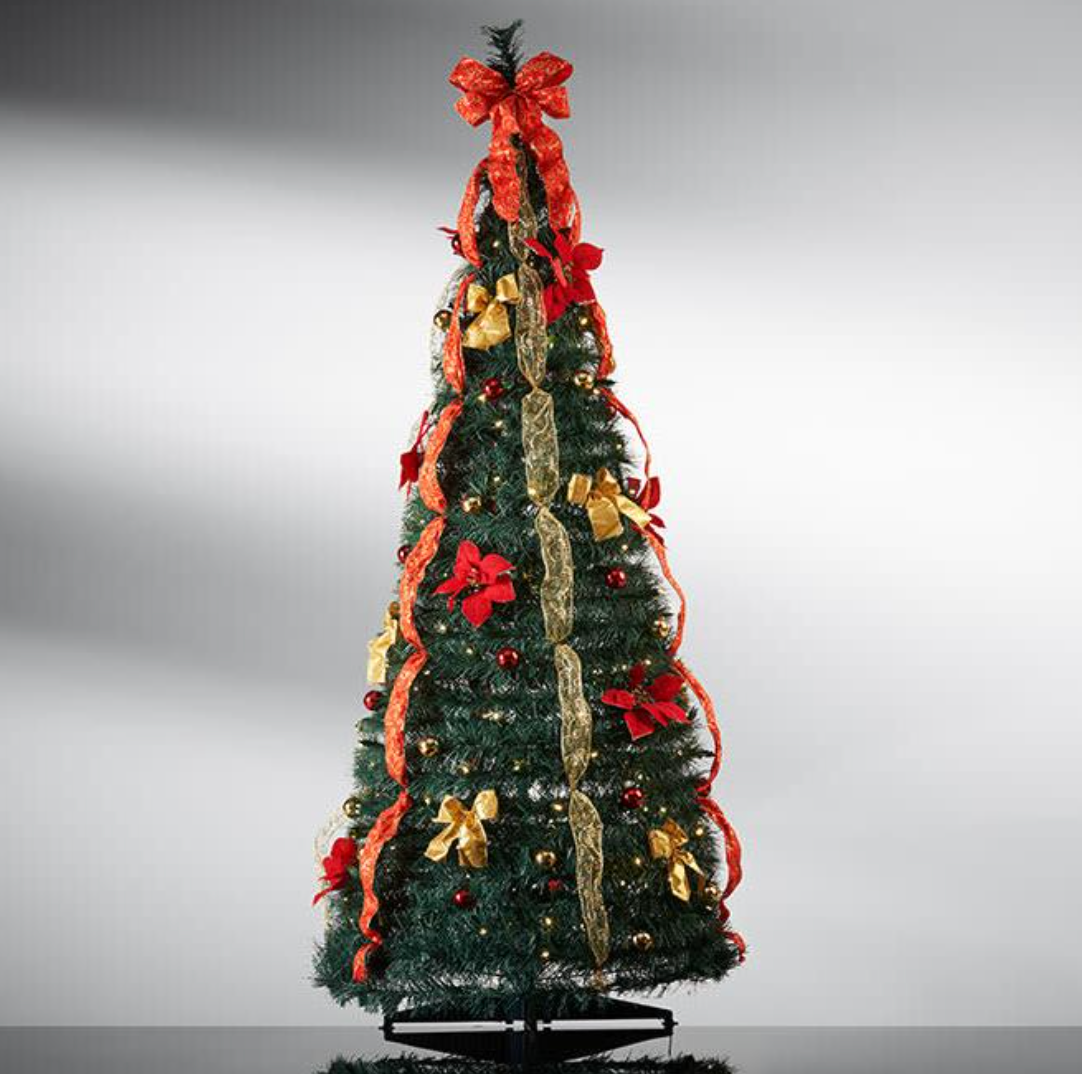 Faltdorn Tannenbaum™ |  Kein mühsames Aufstellen des Weihnachtsbaums mehr